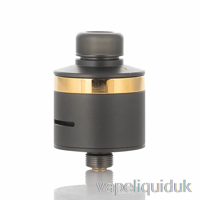 BP Mods BUSHIDO V3 22mm BF RDA DLC Grey + Gold Vape Liquid